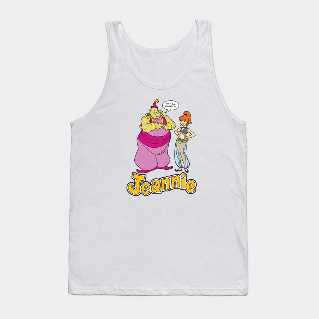 Jeannie Cartoon Tank Top by Chewbaccadoll